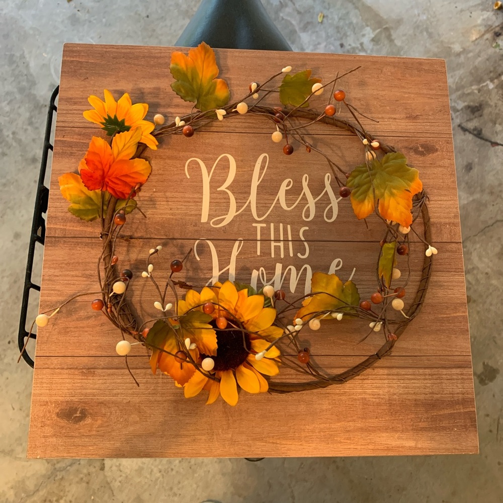 Bless this Home Fall Decor